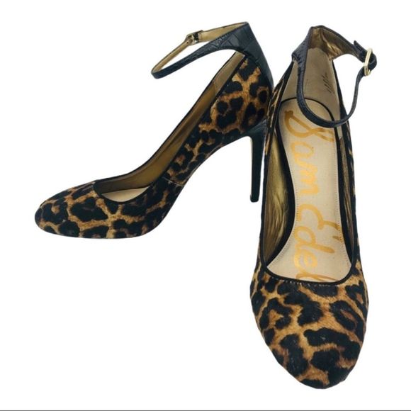Sam Edelman Shoes - NWOT SAM EDELMAN LEOPARD PRINT PONY HAIR PUMPS